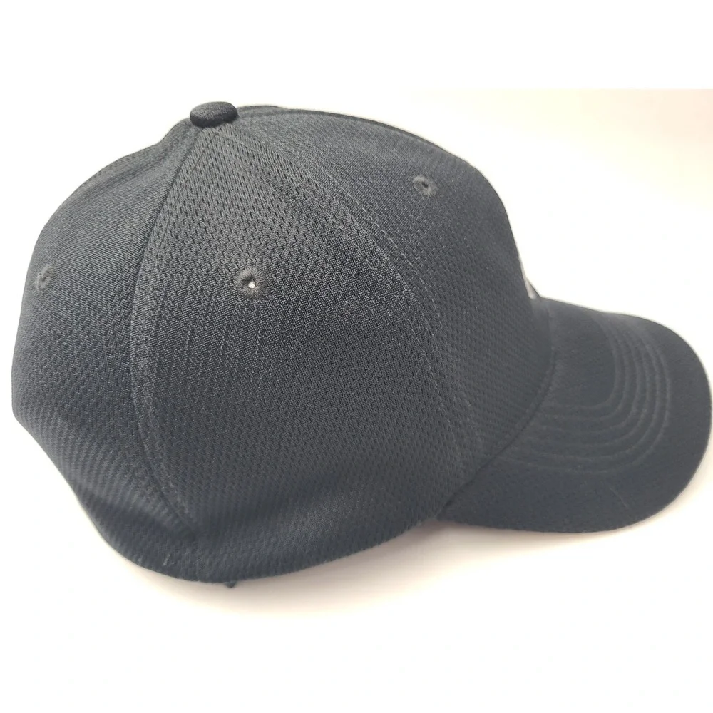 Nike Golf Mustangs Flex Fitted S-M Hat Cap Polyester Casual Logo Men Women Black